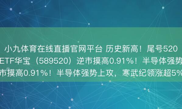 小九体育在线直播官网平台 历史新高！尾号520的科创东谈主工智能ETF华宝（589520）逆市摸高0.91%！半导体强势上攻，寒武纪领涨超5%