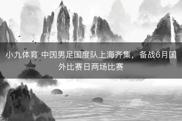 小九体育 中国男足国度队上海齐集，备战6月国外比赛日两场比赛