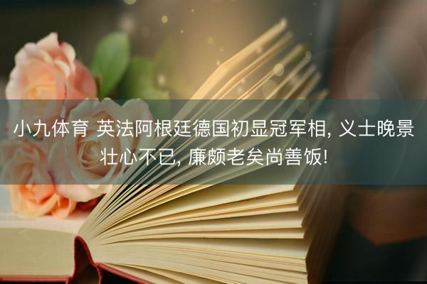小九体育 英法阿根廷德国初显冠军相， 义士晚景壮心不已， 廉颇老矣尚善饭!